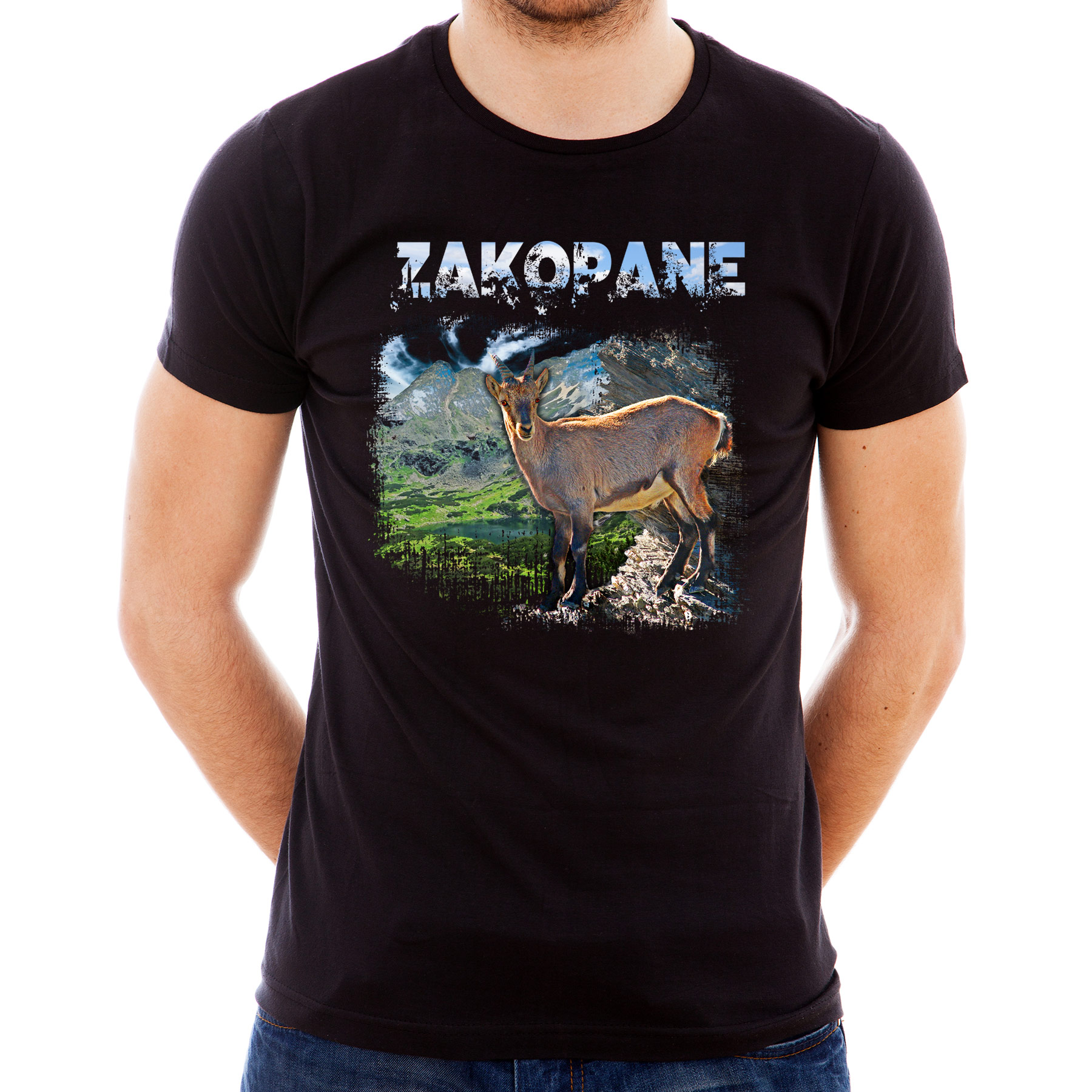 

Koszulka Zakopane Kozica (M):: XXL,: czarny
