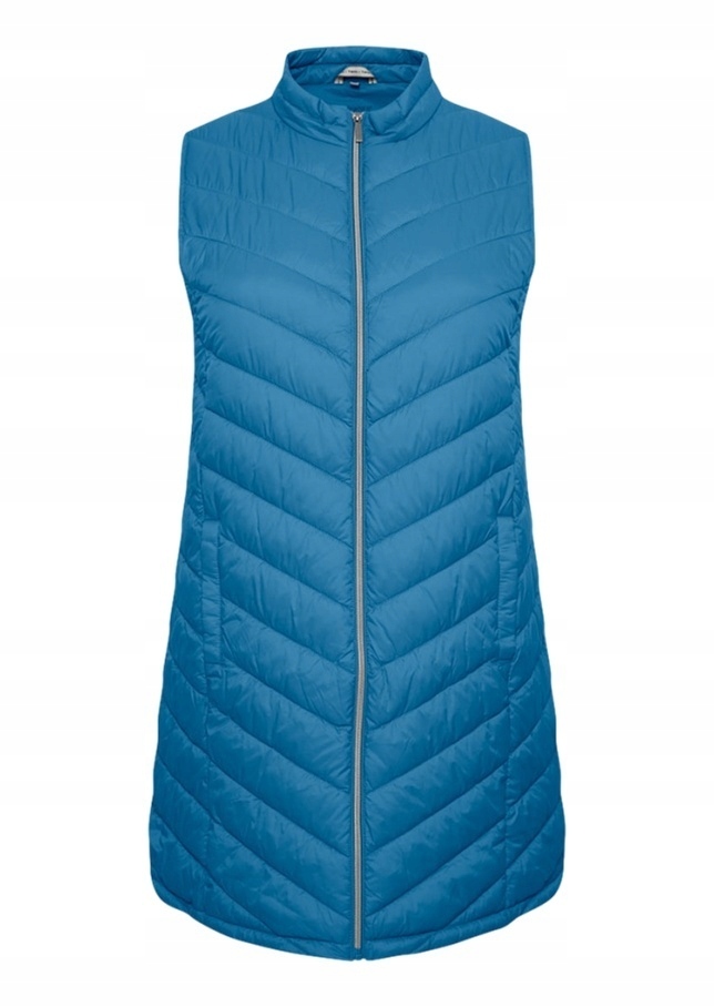 Prošívaná Modrá Vesta Bez Rukávů F614 Ransa Plus Size F614 52