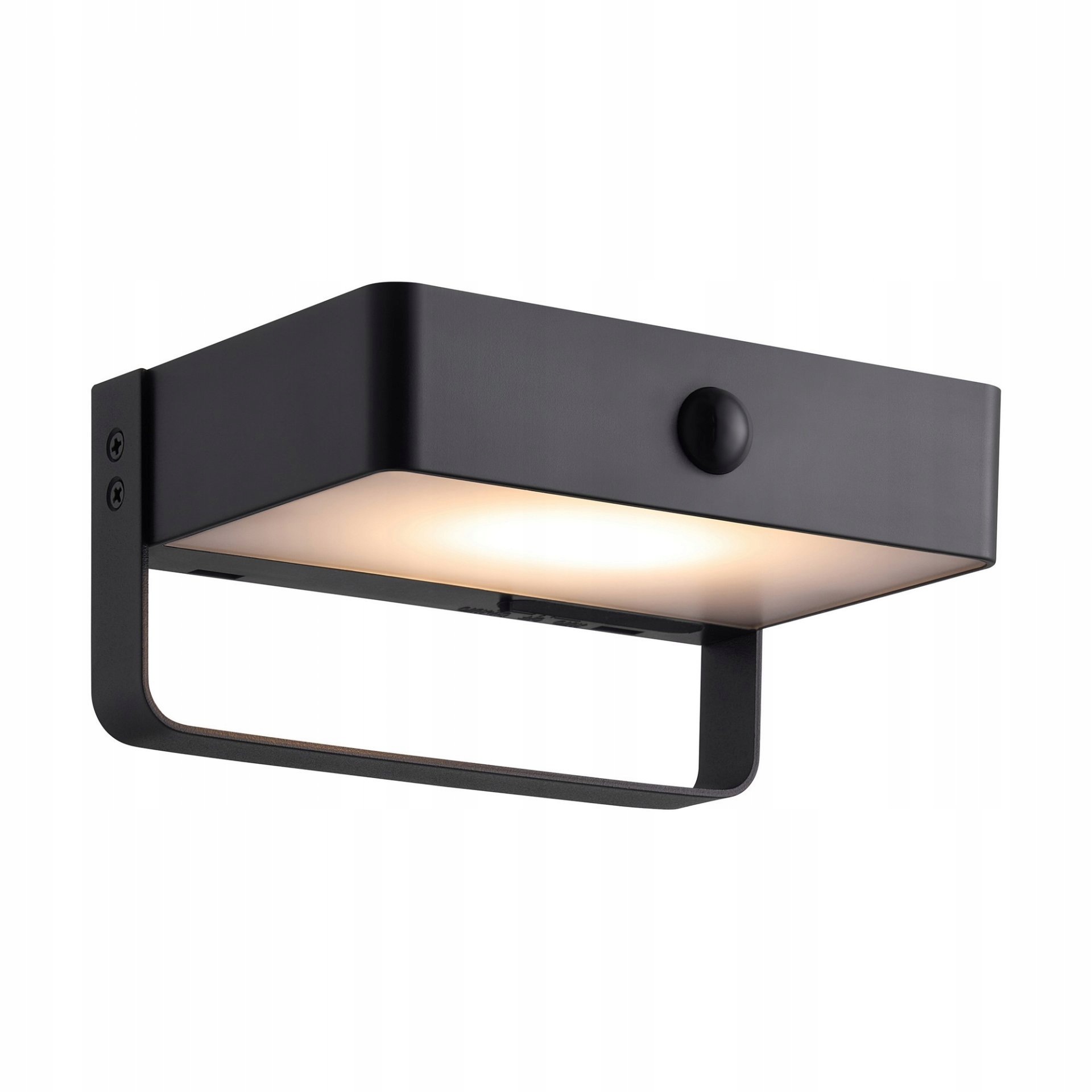 Nástěnné nástěnné svítidlo Černé Led svítidlo IP44 4.45W 370lm Saulio Nordlux