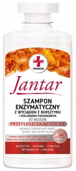 

Jantar szampon enzymatyczny do włosów bursztyn 330