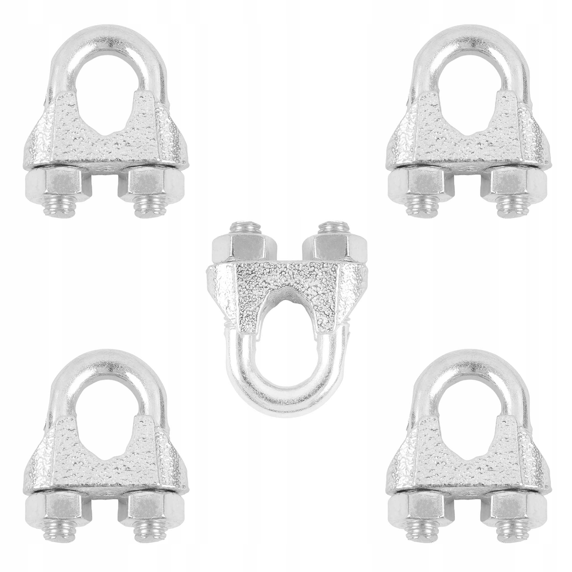 5x ZACISK LINOWY KABŁĄKOWY DO LIN OCYNK 8mm