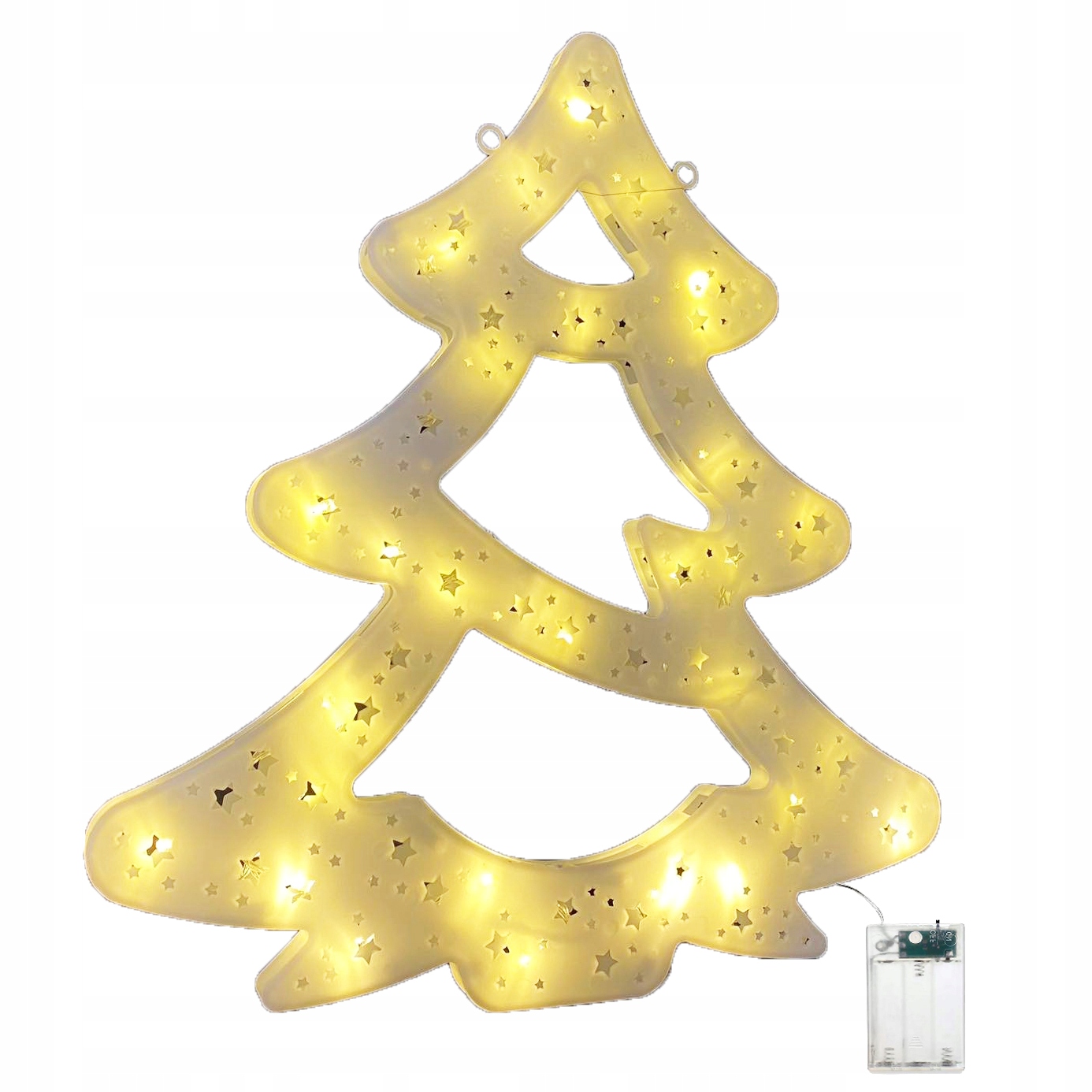 

Ozdoby Świąteczne led na okno do okien 42cm witraż