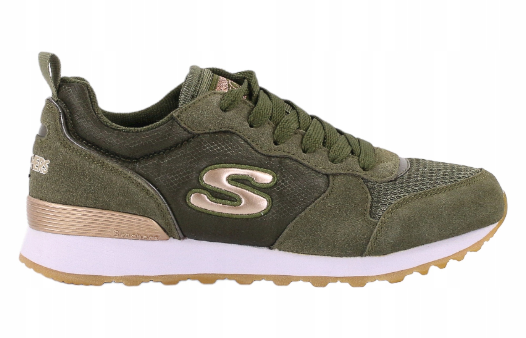 Dámské boty Skechers Retros-og 85 111-OLV 35,5 Tenisky Přírodní Kůže