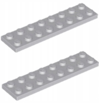 

Lego Płytka 2x8 Jasny Szary Lbg 4211406 3034 2szt