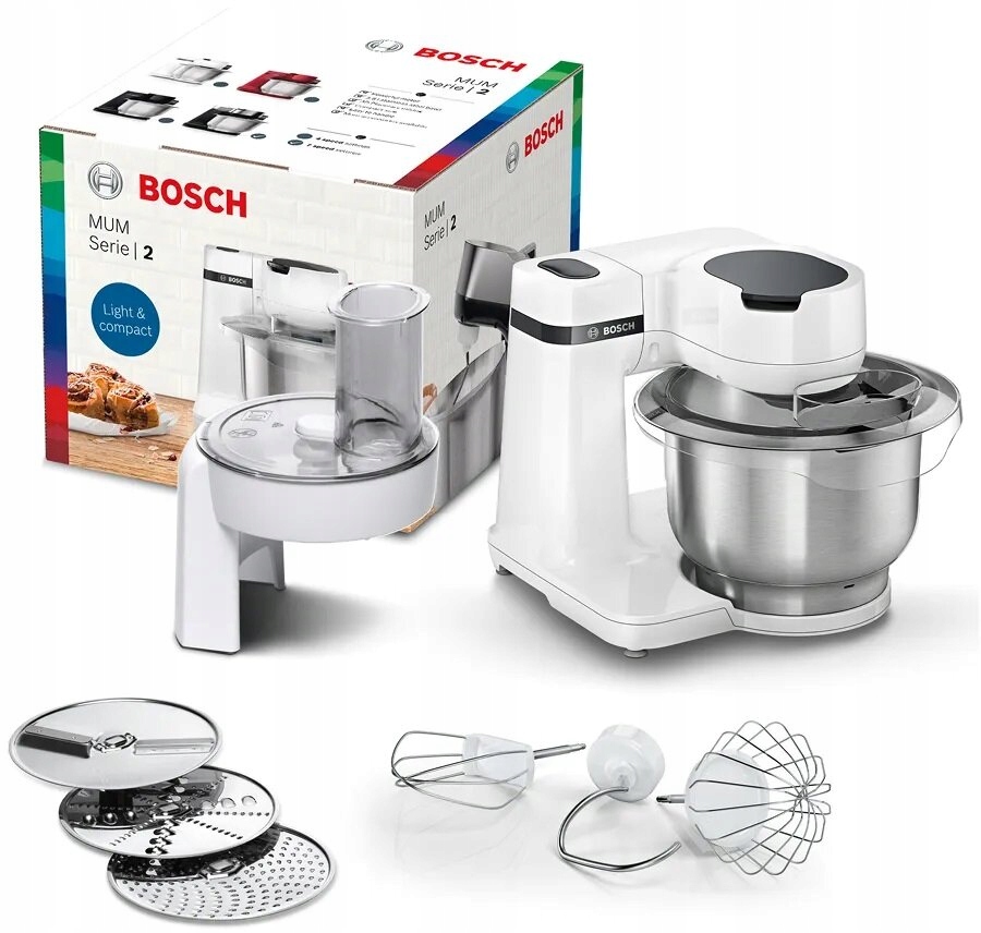 Bosch MUMS2EW01 Robot Kuchenny Planetarny 700W Rozdrabniacz