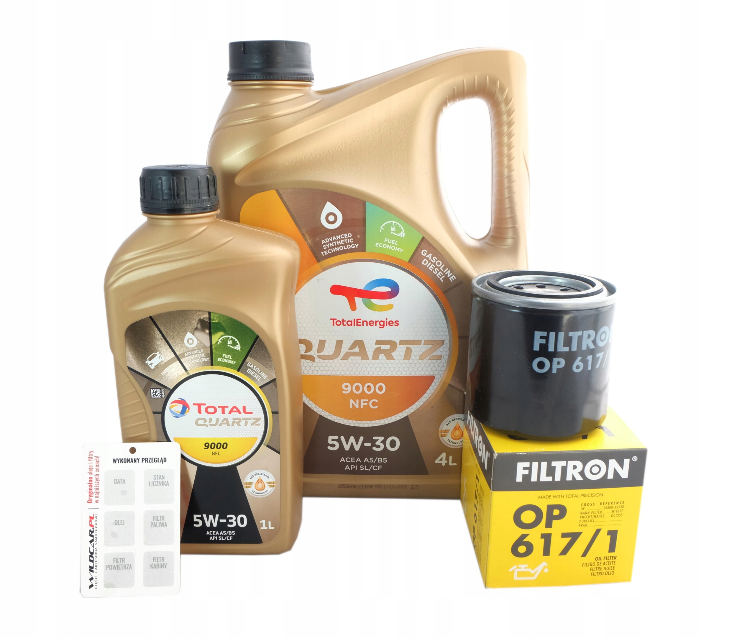 Filtr Op 617/1 Olej Total 5W30 Nfc Hyundai Kia
