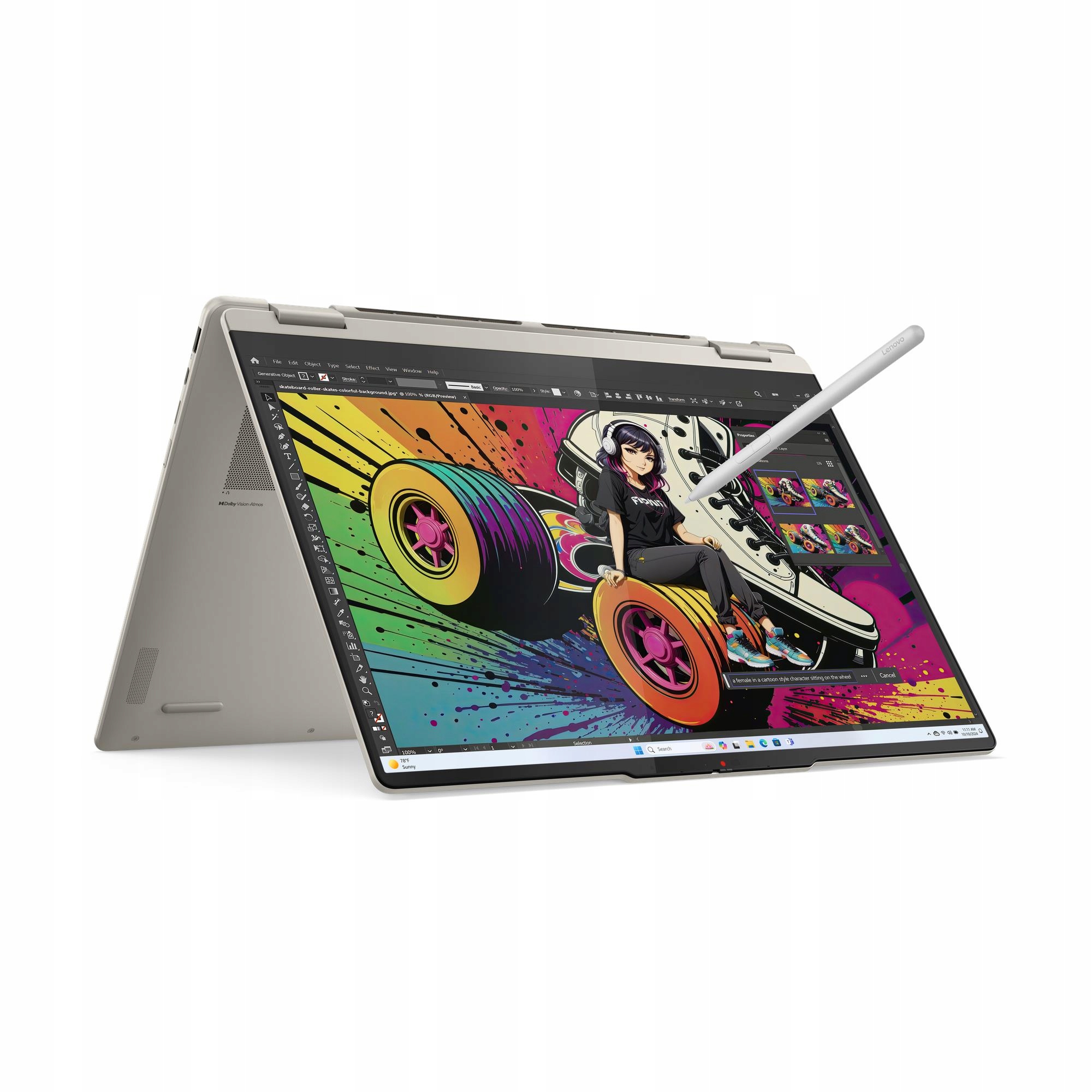 Lenovo Yoga 7 Touch 16" 2w1 Fhd Plus Ryzen Ai 7 350 16GB 1TB