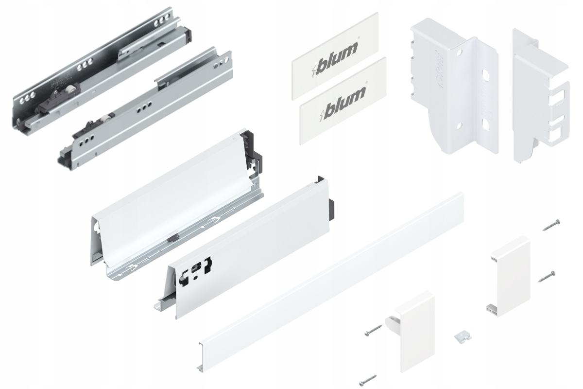 Blum Šuplík Tandembox 300 Nízká vnitřní velikost M Bílá