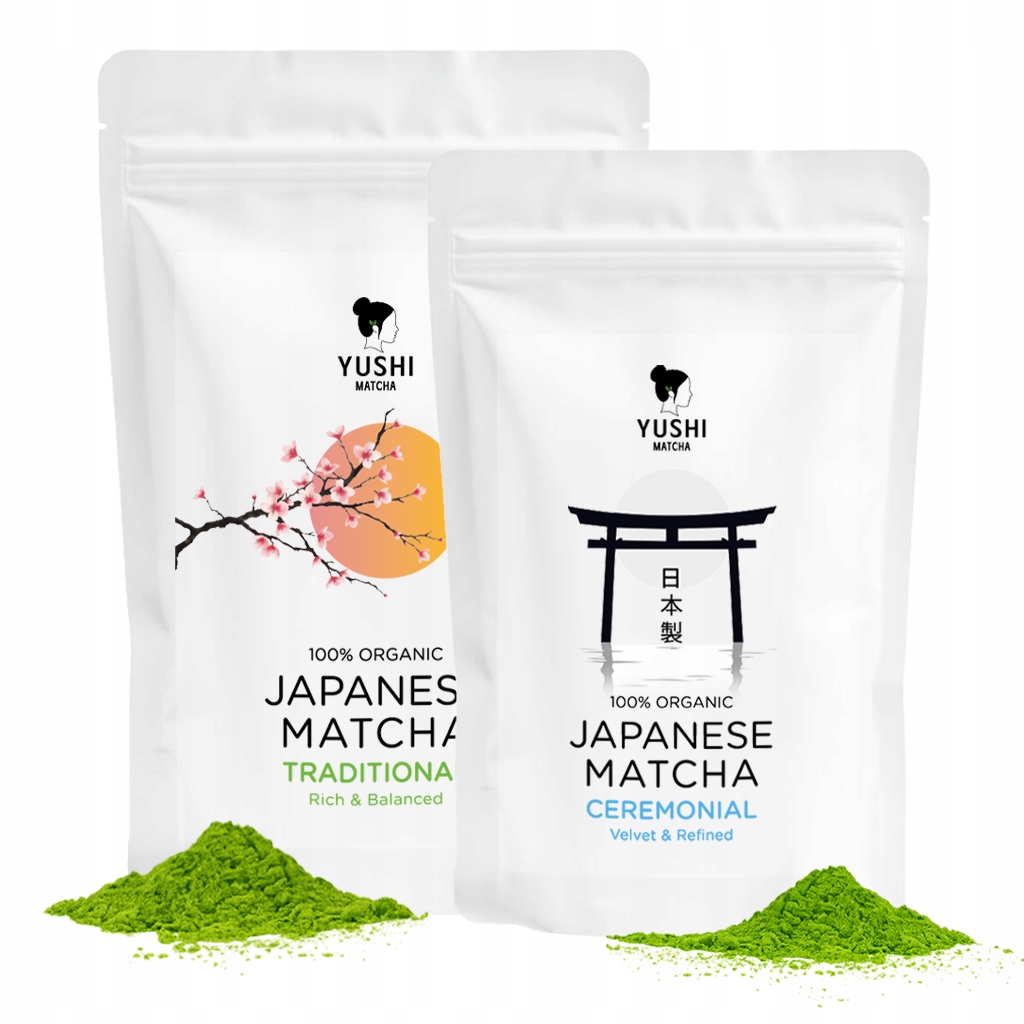 Zestaw Matcha Japońska Ceremonialna 30g Tradycyjna 50g