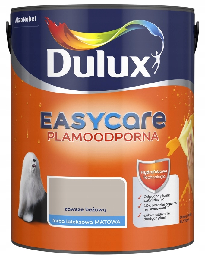 

Farba Dulux Easycare- zawsze beżowy, 5l