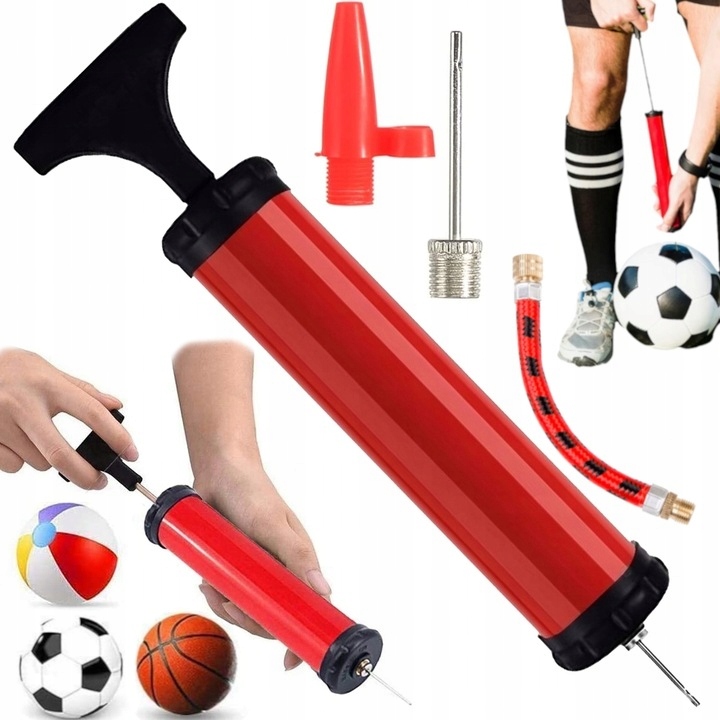 РУЧНОЙ НАСОС С ИГЛОЙ И ШЛАНГОМ ДЛЯ НАДУВАНИЯ ВЕЛОСИПЕДА ШАРЫ ШАРЫ МАЛЕНЬКИЙ