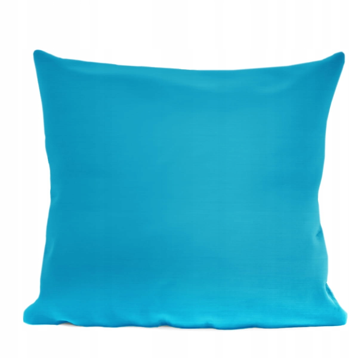 TURKUS POSZEWKA SATYNOWA NA PODUSZKĘ ZAMEK 40X40