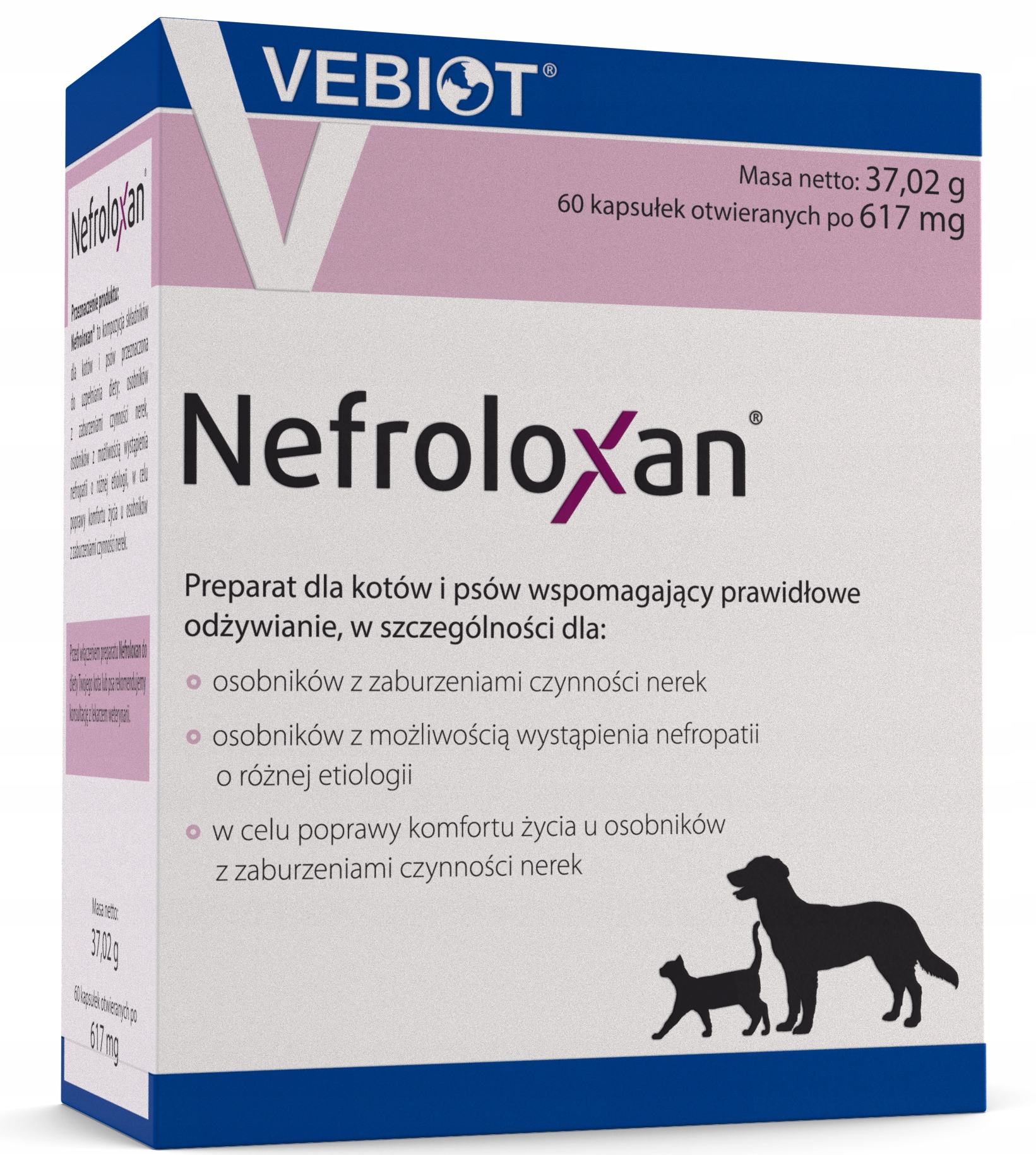 Vebiot Nefroloxan 60 tabletek na nerki