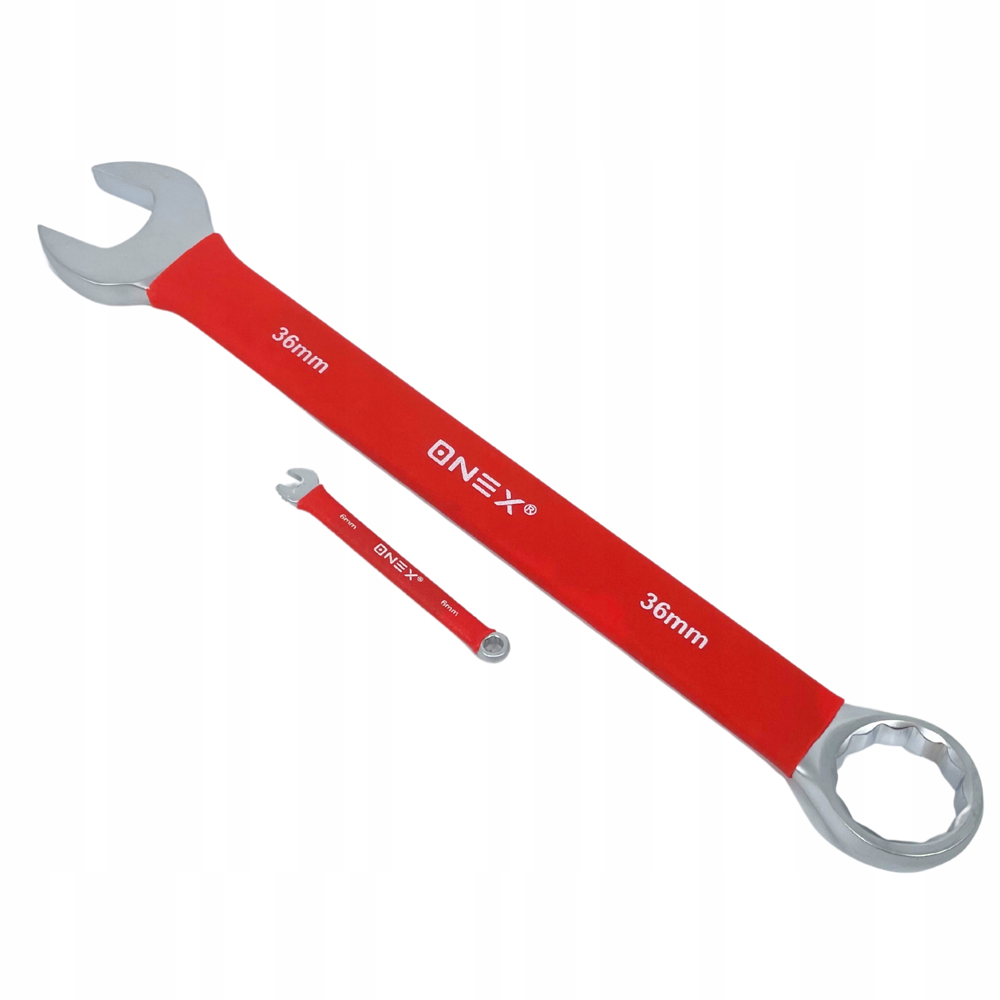 KLUCZE PŁASKO OCZKOWE 6-36 ZESTAW KLUCZY PŁASKICH W GUMIE KOMPLET 25 EL. Stan opakowania oryginalne