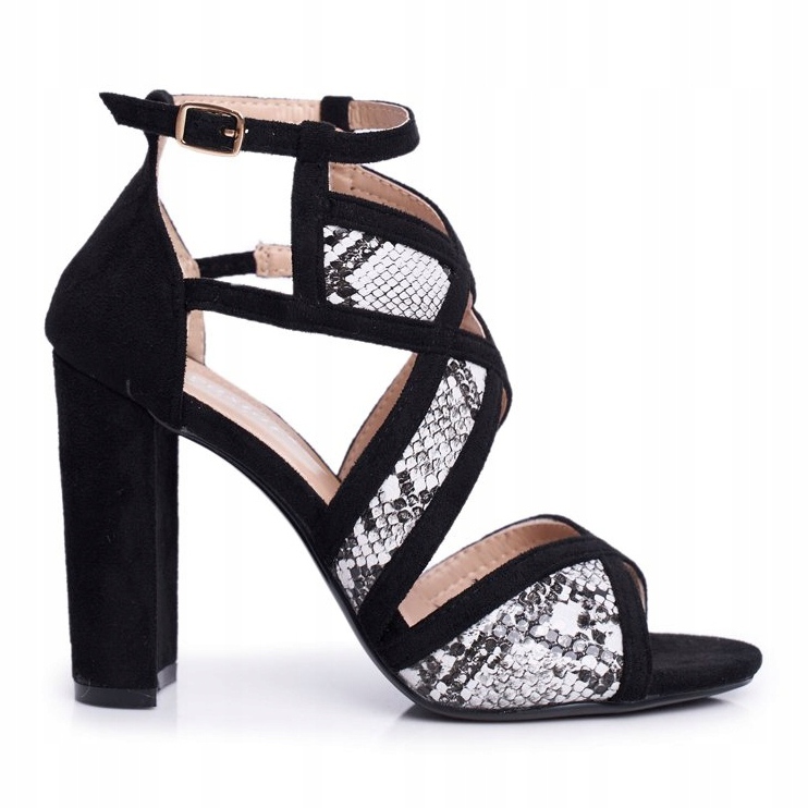 

Czarne Szare Skóra ekologiczna Buty Sea r.38
