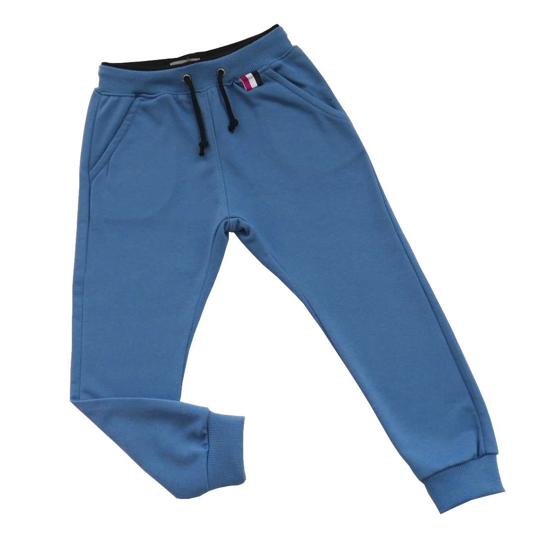 

Niebieskie spodnie z Kieszeniami bawełna Revaj 116