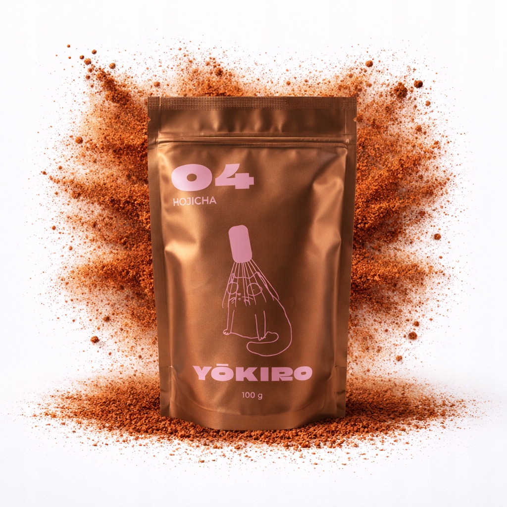 Yokiro Hojicha 04 100g – japońska prażona zielona herbata w proszku