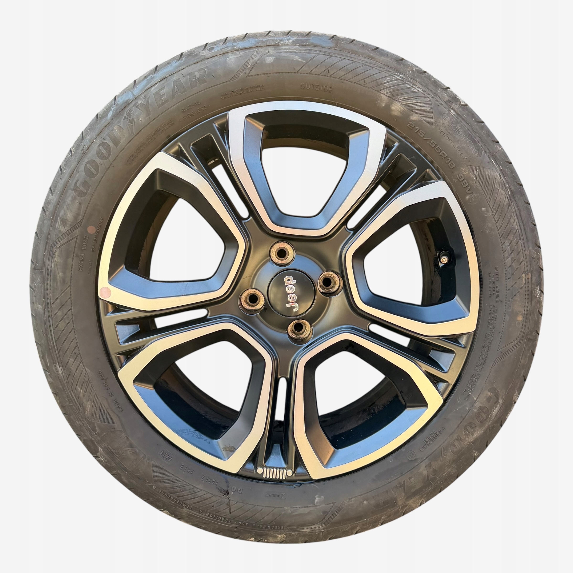 discs wheels tyres JEEP AVENGER GOODYEAR 215/55/18" 6MM summer