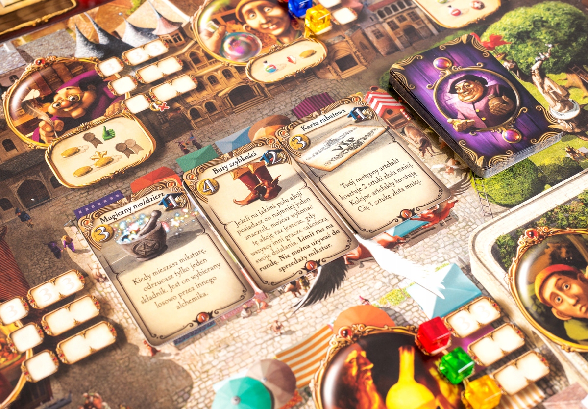 GRA PLANSZOWA STRATEGICZNA ALCHEMICY REBEL Wydawca Rebel