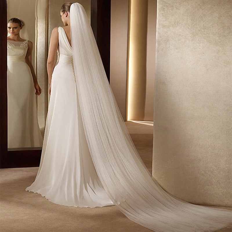 

Welon ślubny Katedralny Długi 280cm Ivory Jakość