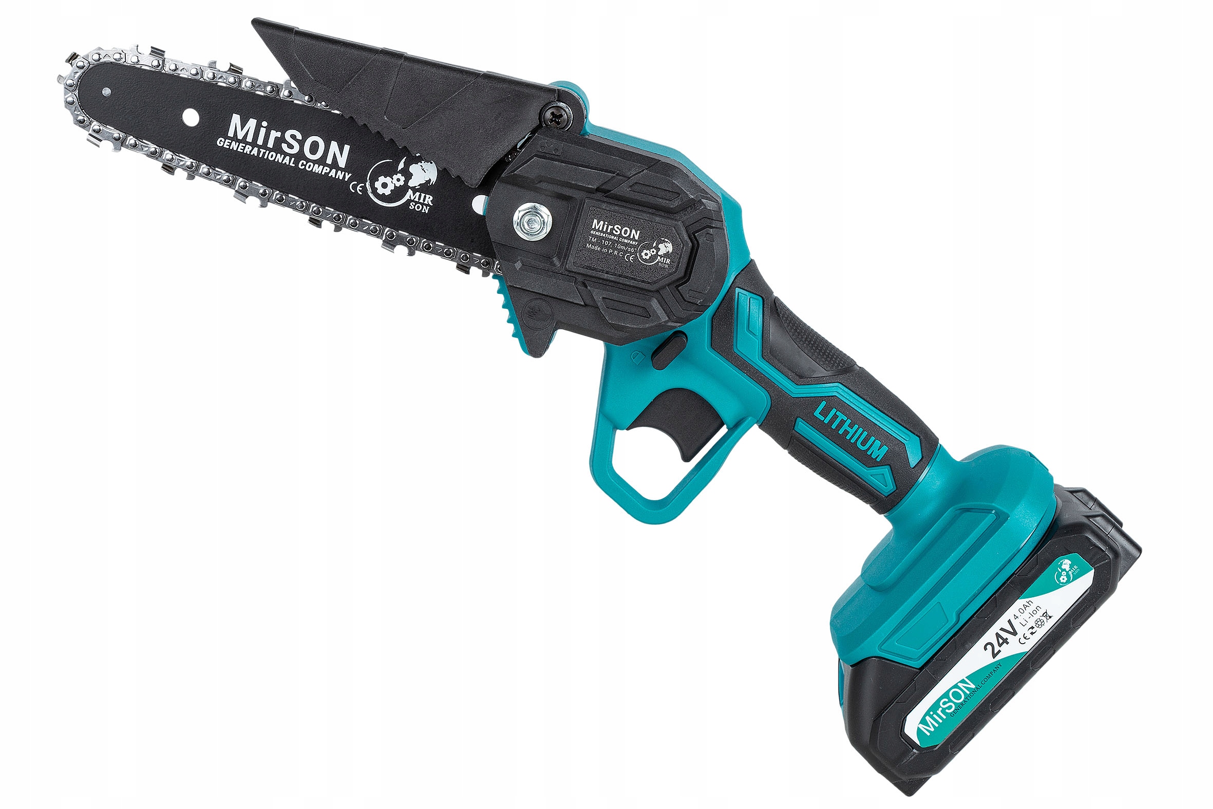 PILARKA ŁAŃCUCHOWA AKUMULATOROWA MINI PIŁA 2 AKU PRZENOŚNA WALIZKA ZESTAW Zasilanie akumulatorowe