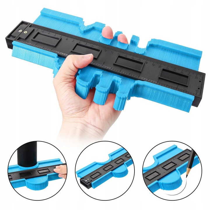 

Wzornik Kształtów Szablon Przymiar Znacznik 25cm