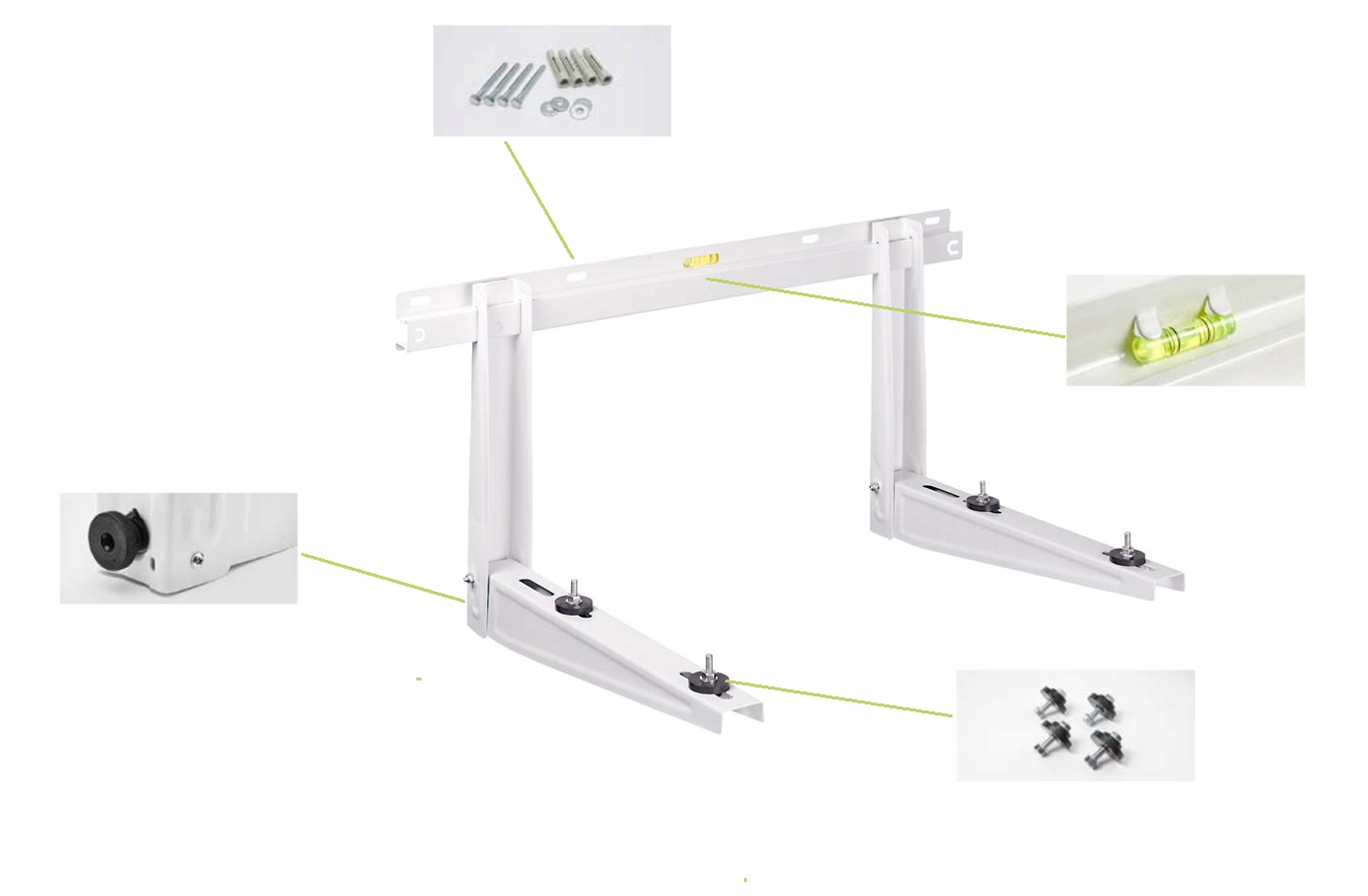 

Wspornik Klimatyzator Z Poprzeczką Rodigas MS253
