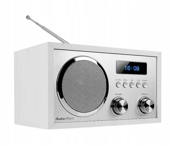 Radio sieciowe, kuchenne Retro Dab+ Bluetooth AudioAffairs NRD010 (n)