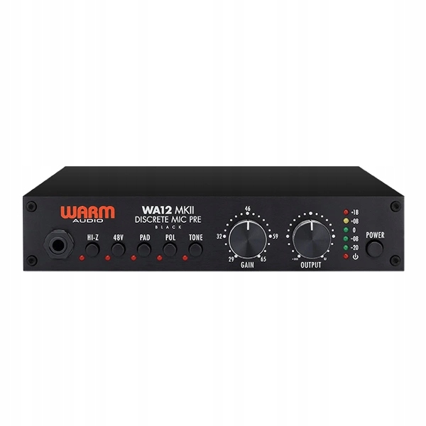 Warm Audio WA12 Mkii Black – mikrofonní předzesilovač