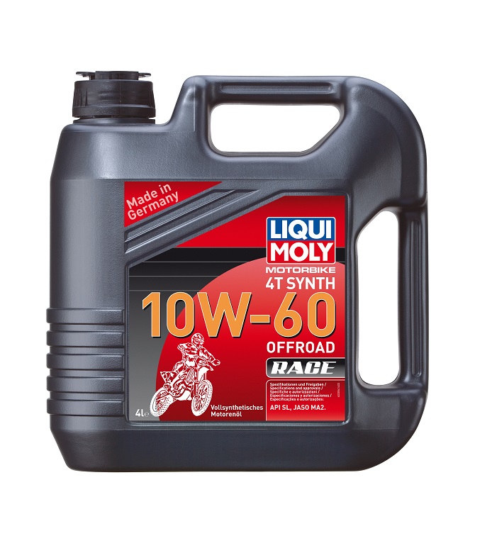 МАСЛО 10W-60 MOTORBIKE 4T SYNTH OFFROAD RACE 4L