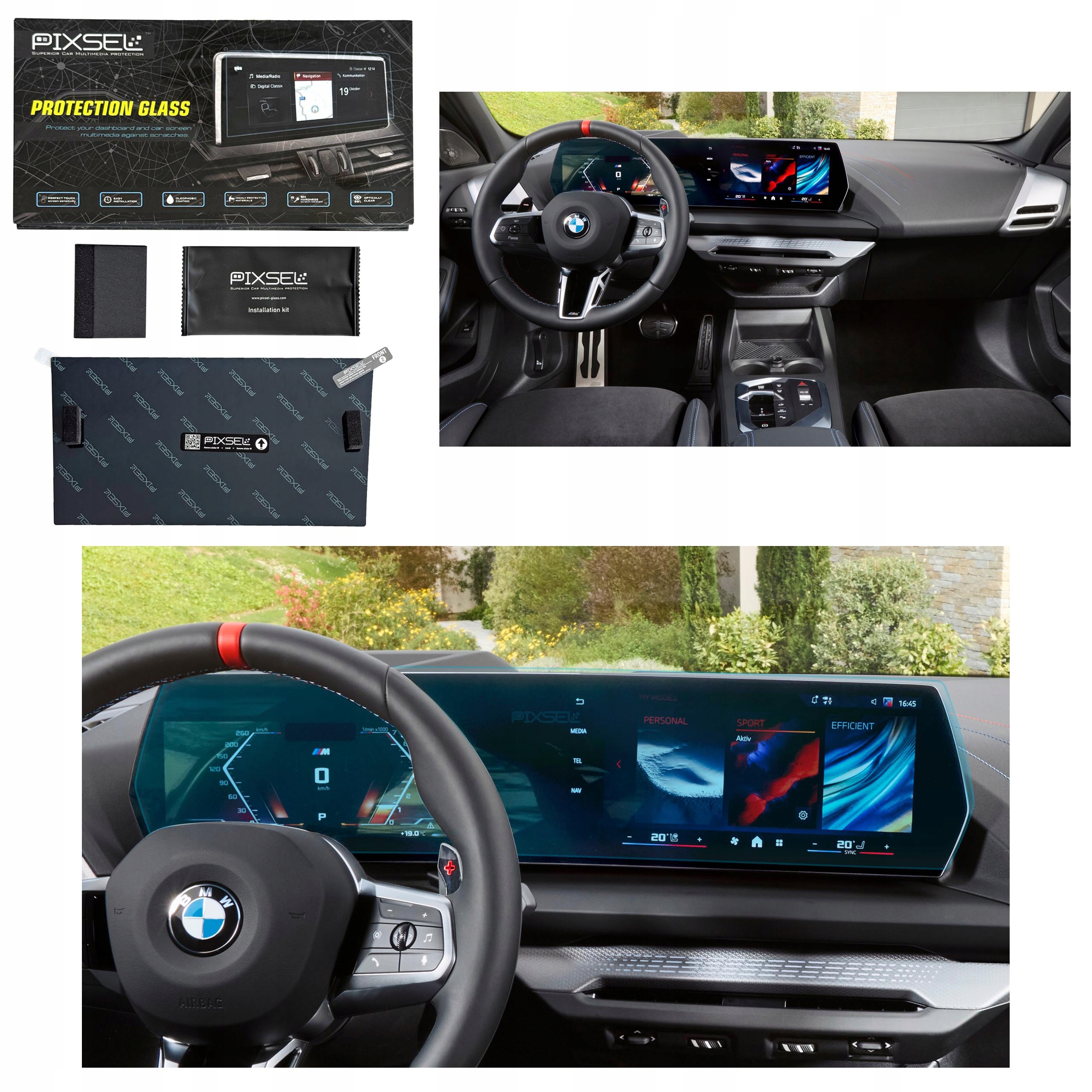 Antyodciskowe Matowe Szkło Ochronne Bmw 1/M1-26.2“ 2024-F70