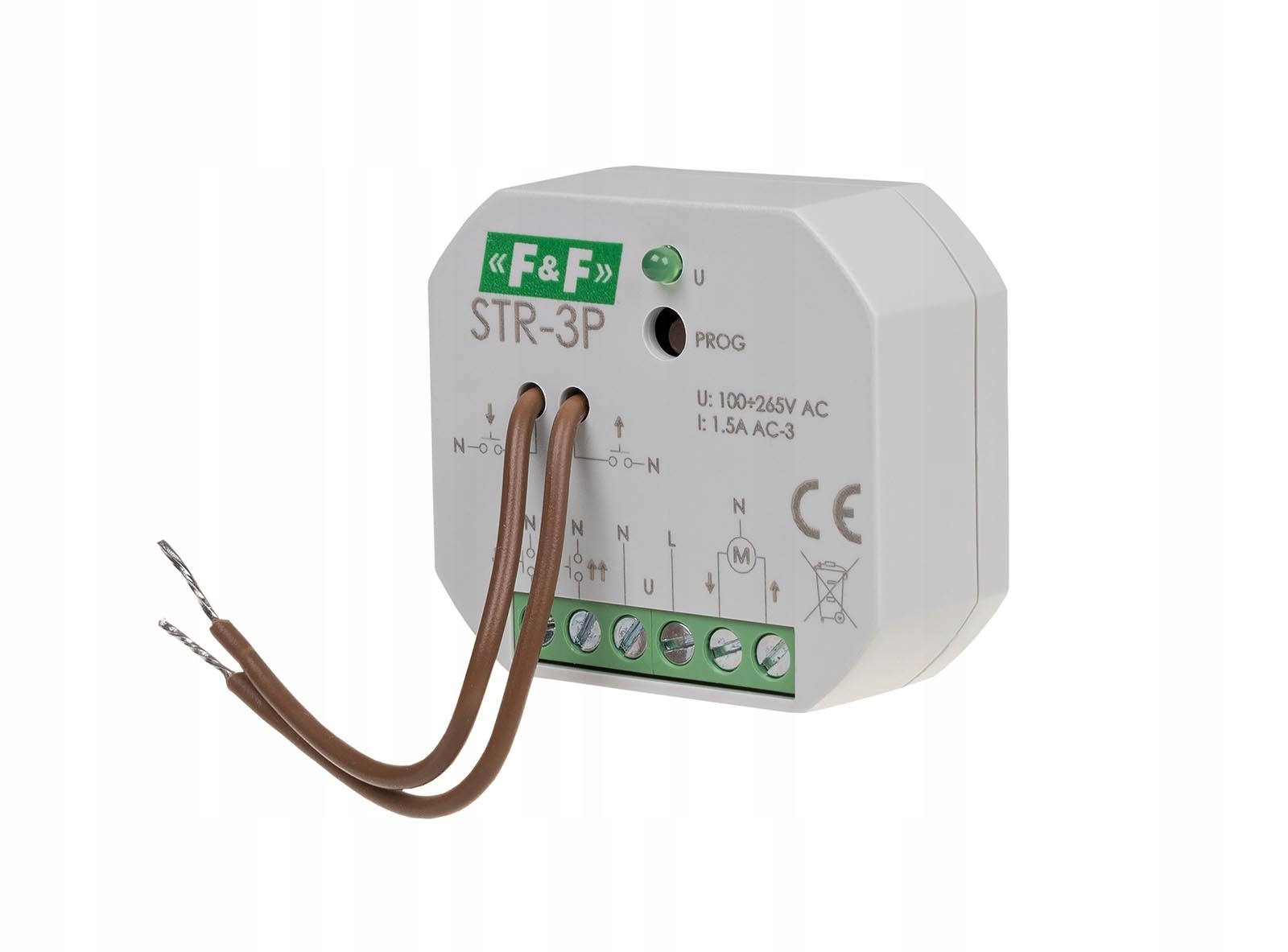 Ovladač rolet pro motory Ac 100÷265V Ac STR-3P Fox STR-3P