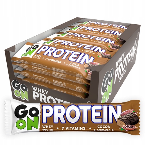 Baton Proteinowy Go On kakaowy 24 x 50g Sante