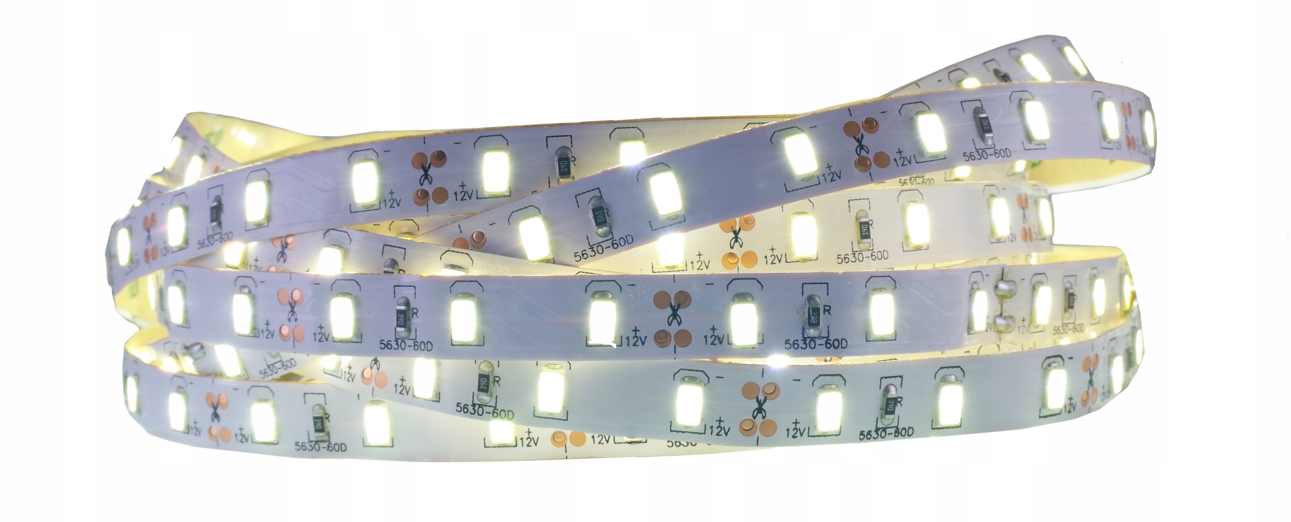 

Taśma Led 5630 300D 12V DC biała Naturalna 0.5m