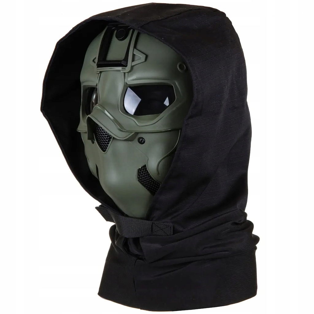 Potápěčské Brýle potápěčské brýle s kapucí Wosport Tactical Mask Set Olivová