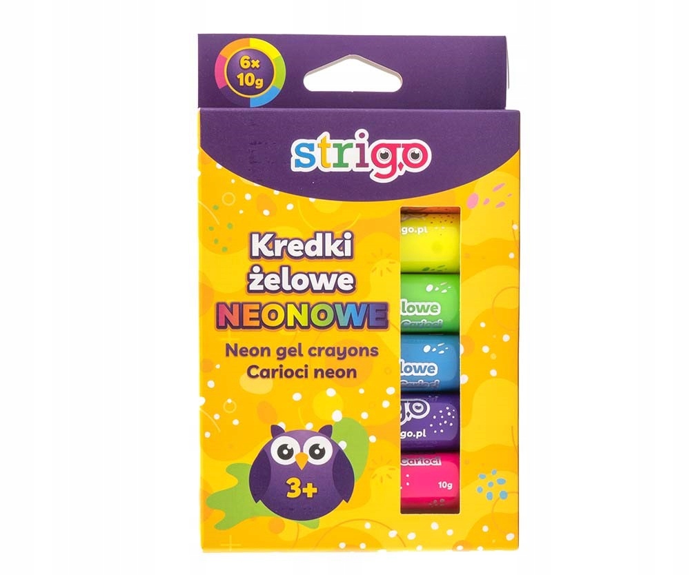 

Kredki Żelowe w Sztyfcie Zestaw Strigo
