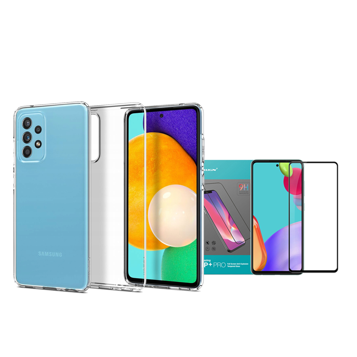 

Spigen Etui Do Galaxy A52/A52 5G + Szkło Nillkin