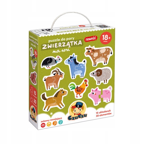 

Czuczu Zwierzątka Na Wsi Puzzle Do Pary 18m+