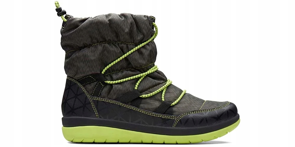 Clarks Dámské kotníkové boty Cabrini Alp zateplené velikost 36 khaki, zelené