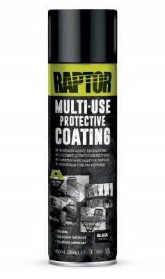 

U-pol Raptor powłoka ochronna 1K Spray Czarny
