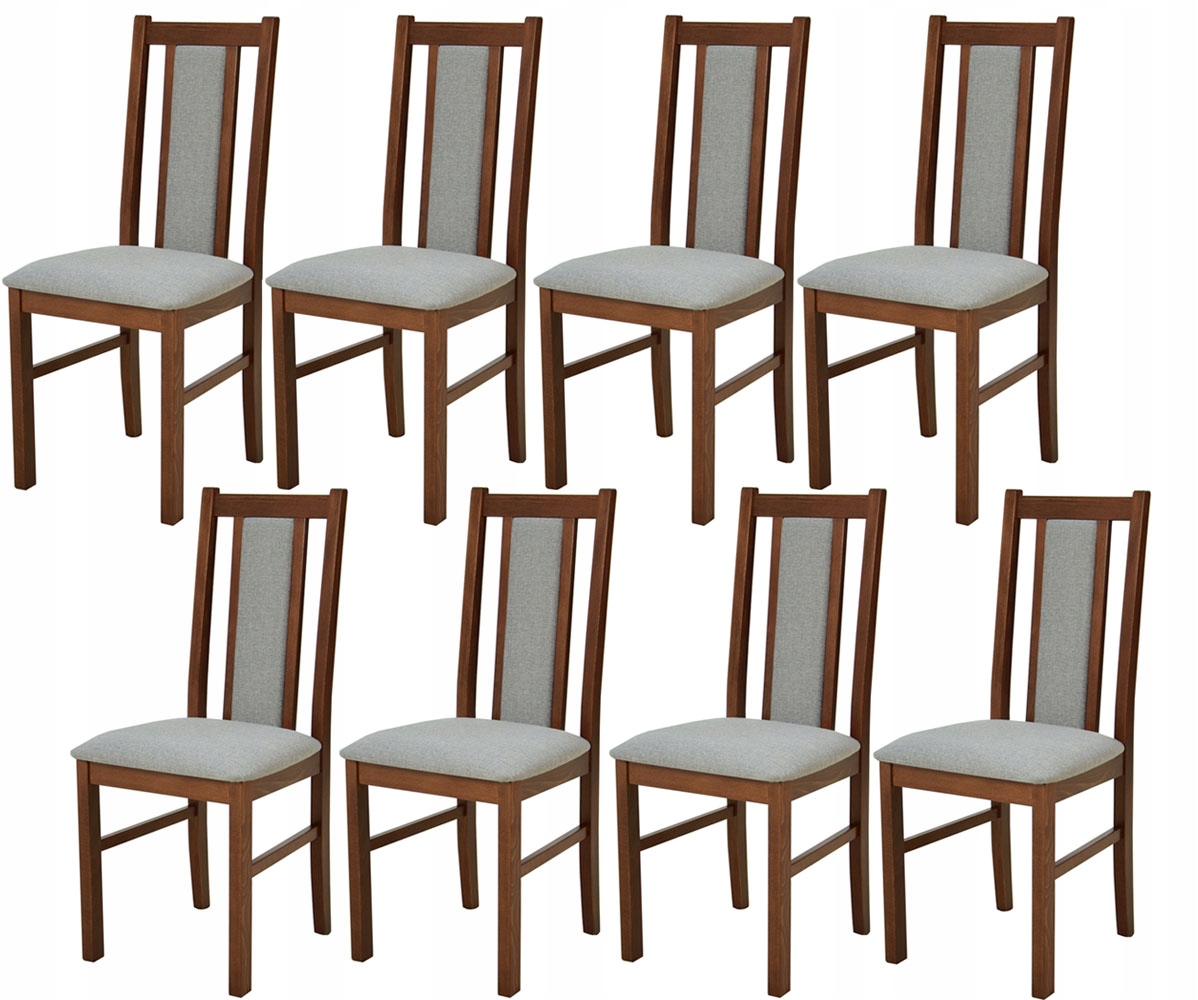 8x drevené stoličky pre JEDÁLEŇ, výber farieb