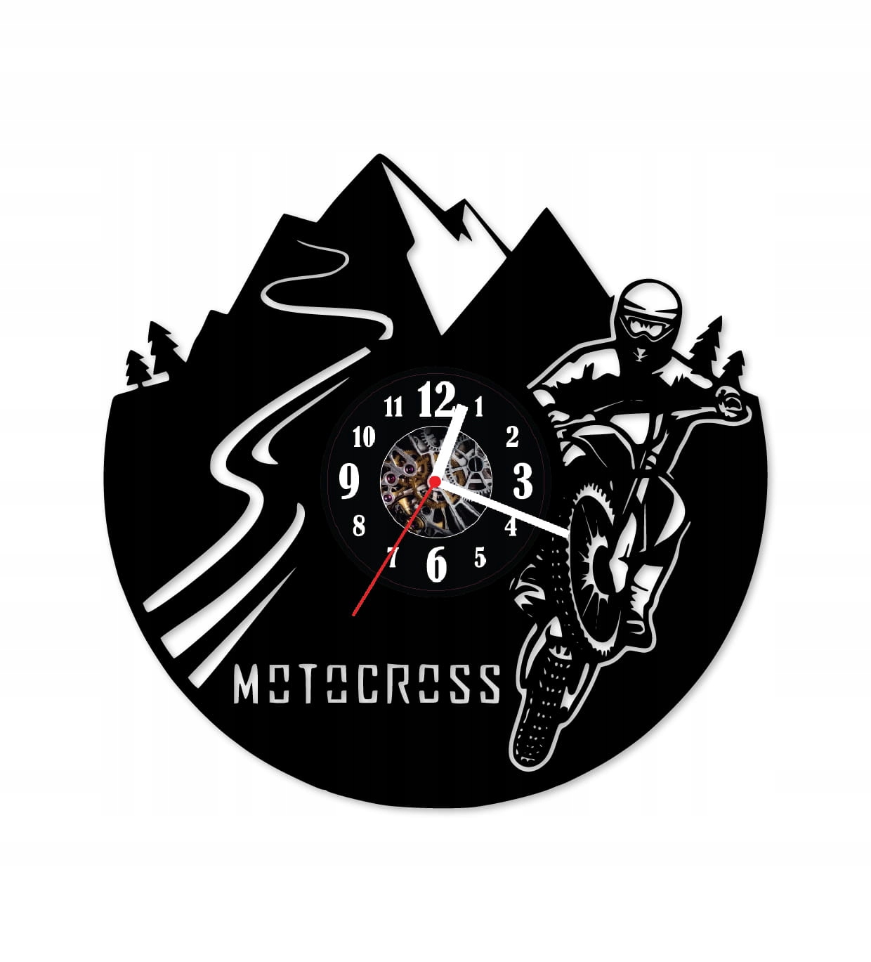 

Zegar Winylowy 30cm 290.13 Motocykl Cross