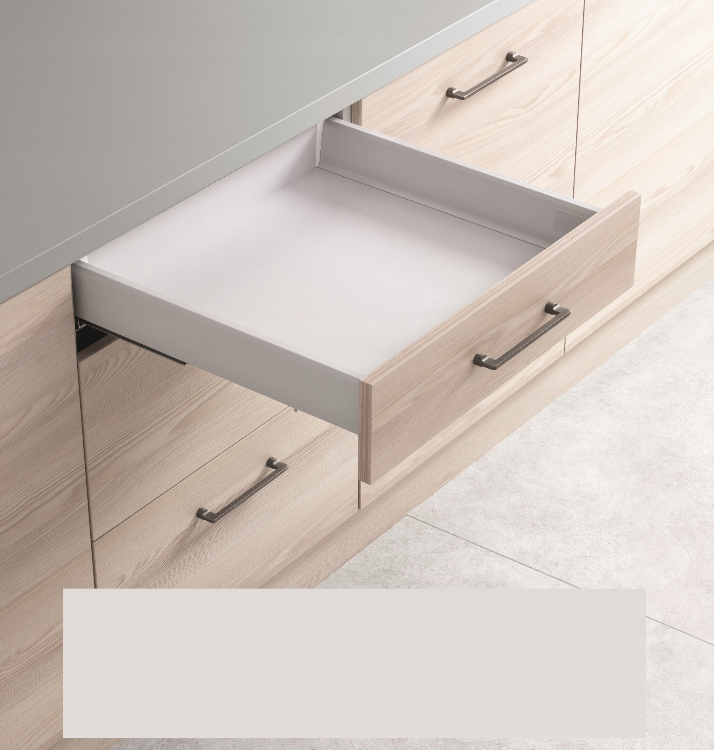 Šuplík Hafele, Matrix S35 Nízká 550 Šedá