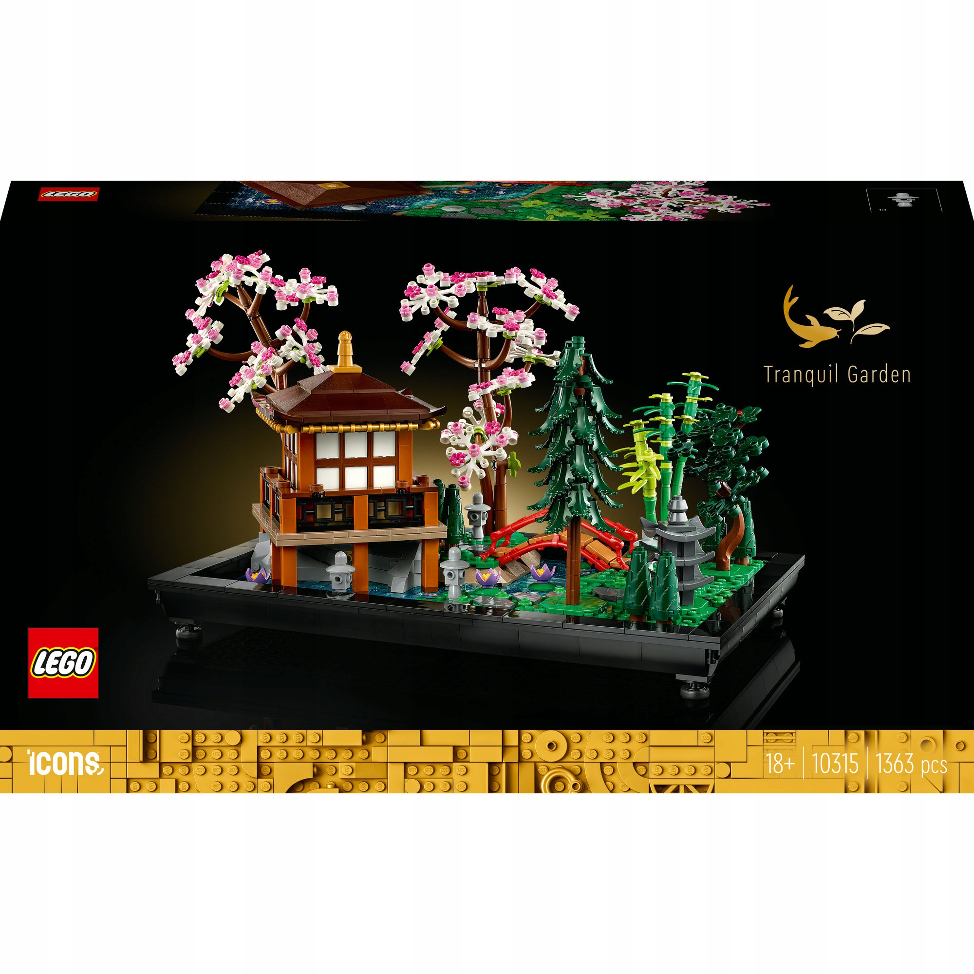 Lego Icons 10315 Pokojná zahrada ozdoba do domu