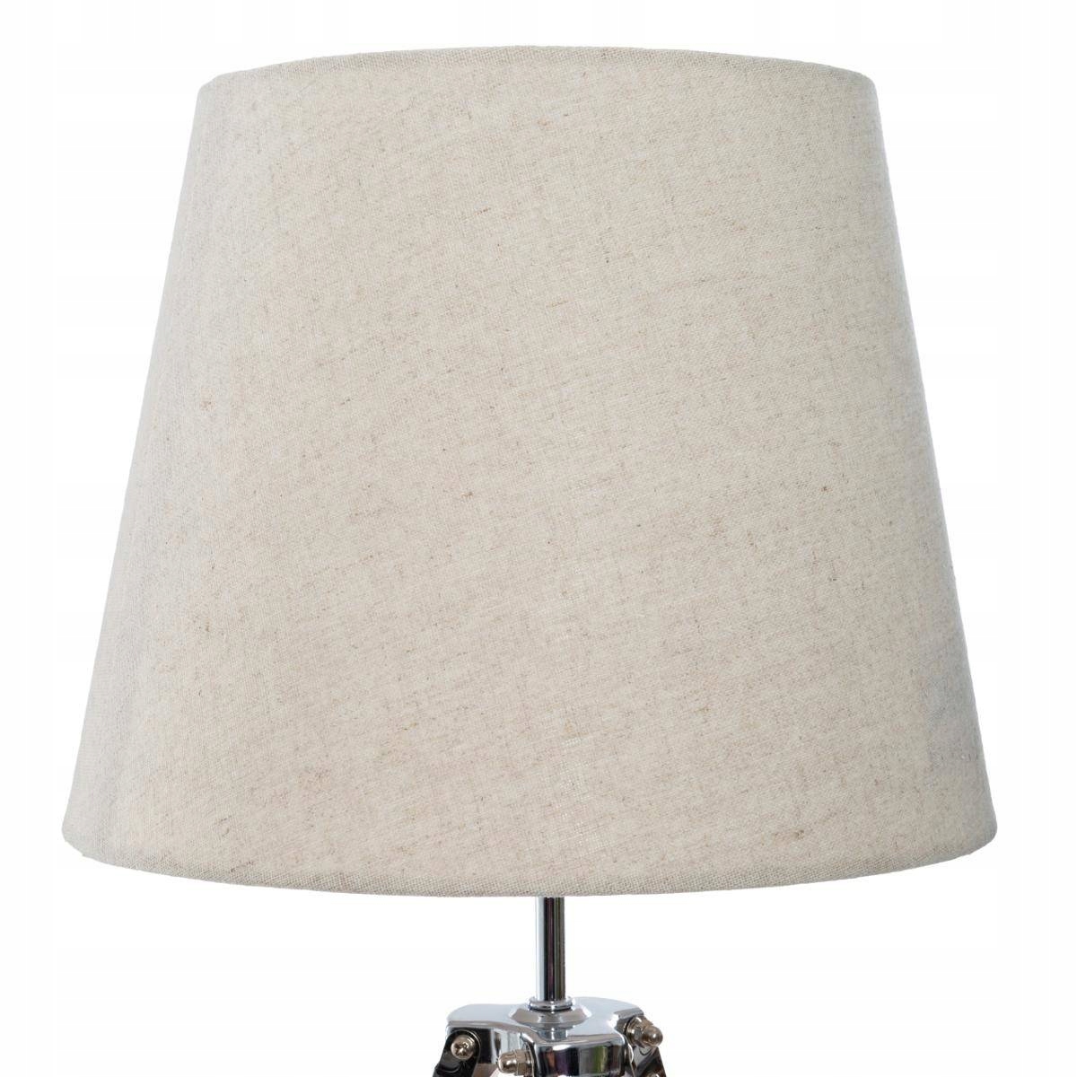 LAMPA STOŁOWA BAMBUSOWA + BEŻOWY KLOSZ boho 58 cm Marka Atmosphera
