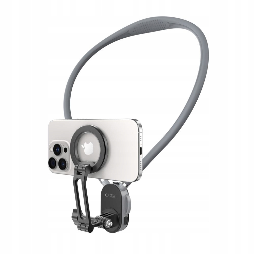 Tech- Protect AC200 Magnetic MagSafe Gopro Dji Neck Holder Crayon Grey