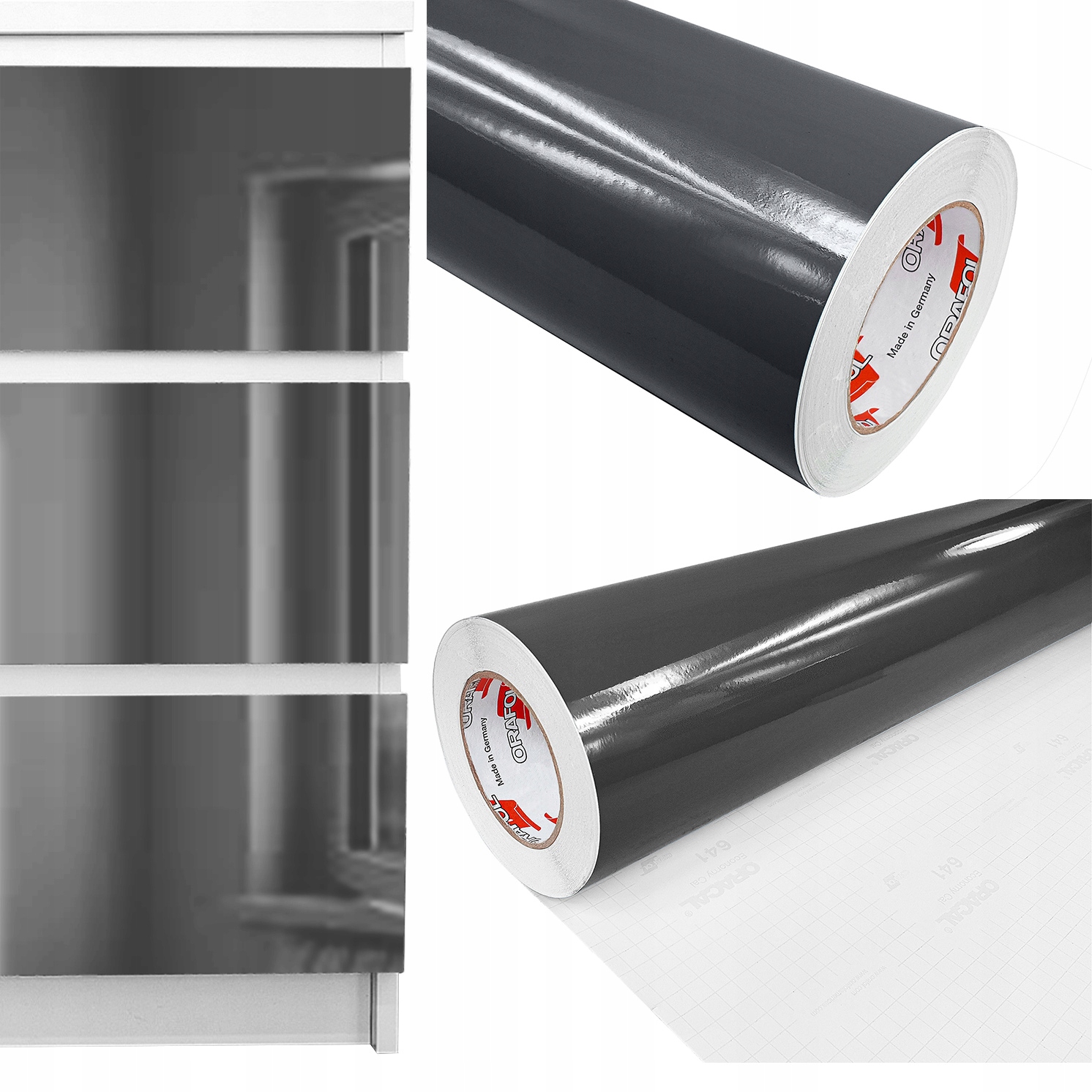 Samolepka Fólie Pvc Samolepicí dýha Lepicí tapeta na stůl Diy skříň