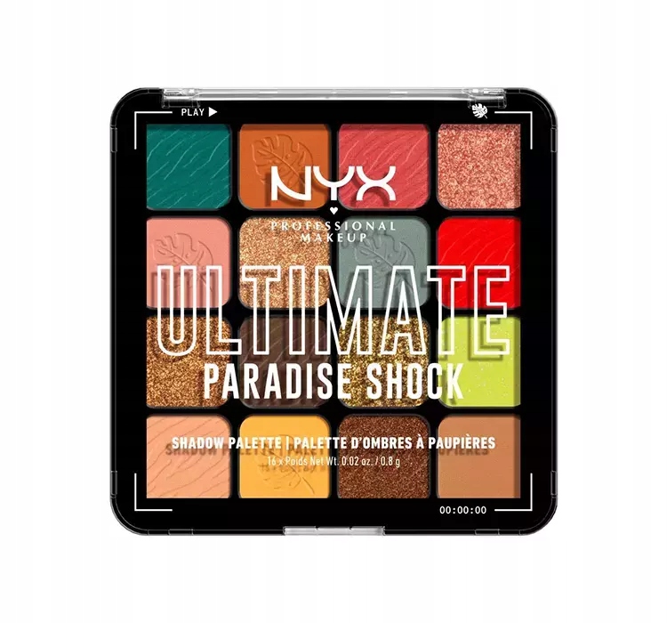 Nyx Ultimate Paletka Stínů Paradise Shock