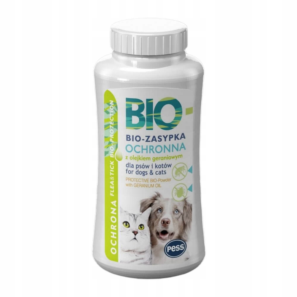 

Pess Zasypka Ochronna Bio Olejek Dla Psa Kota 100g
