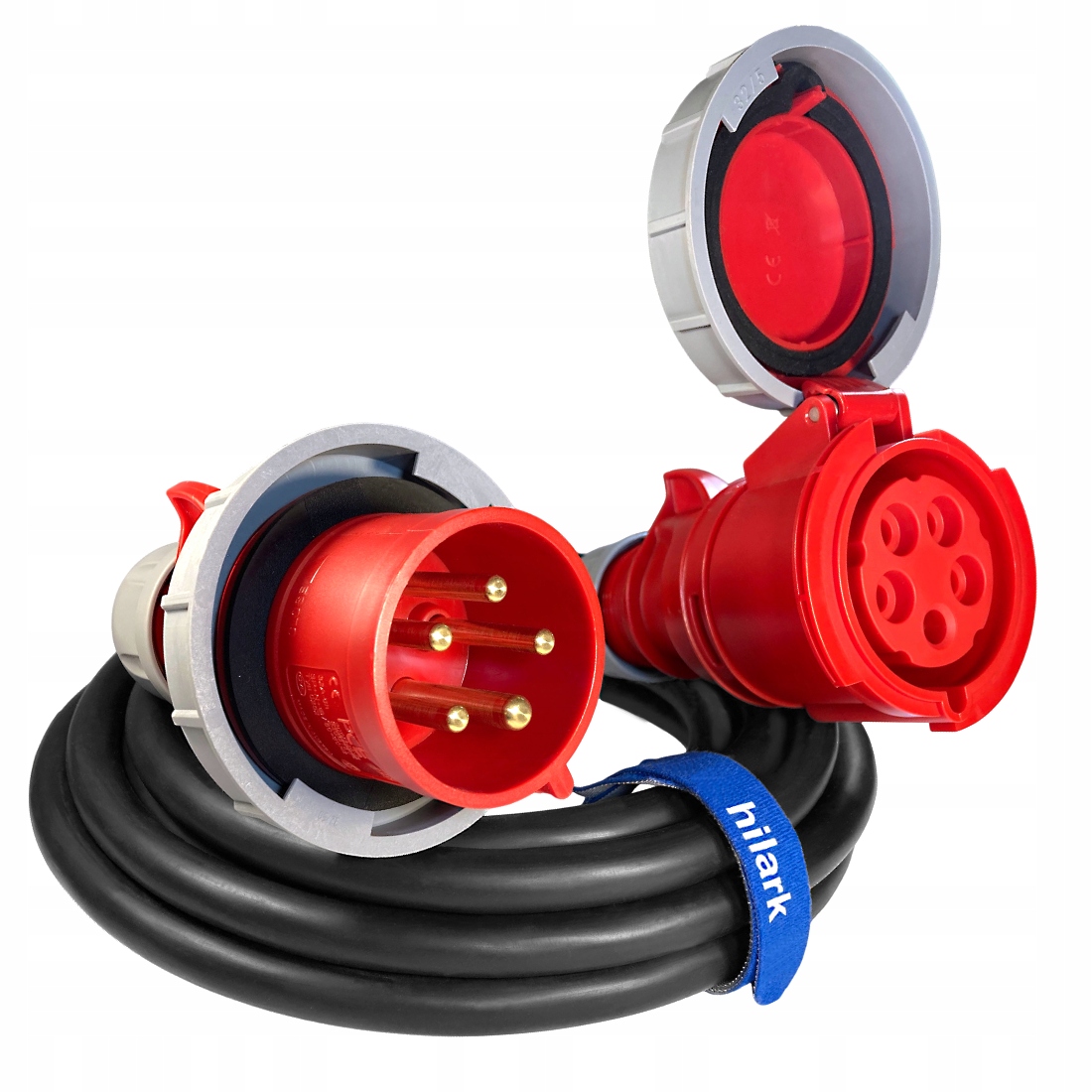 Prodlužovací Kabel gumový silový kabel neopren 5x6 H07RN-F IP67 Pce 5P 400V 1 m